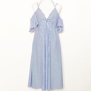 ✔️NWT|LINE & DOT|Cotton Cold Shoulder Dress|Small
